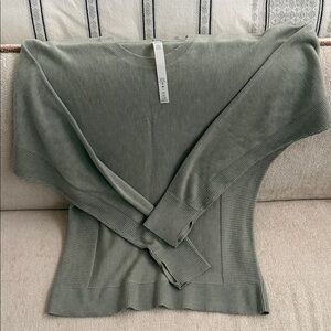 Lululemon Athletica Sage Green Crew Neck Sweater